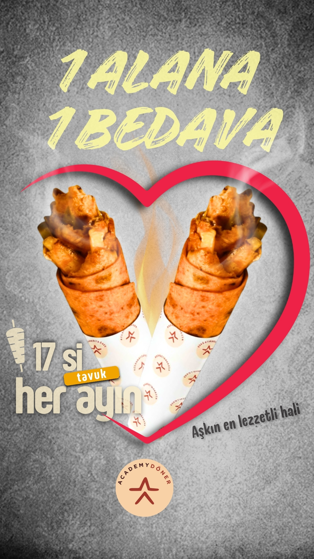 Her Ayın 17'si 1 Alana 1 Bedava